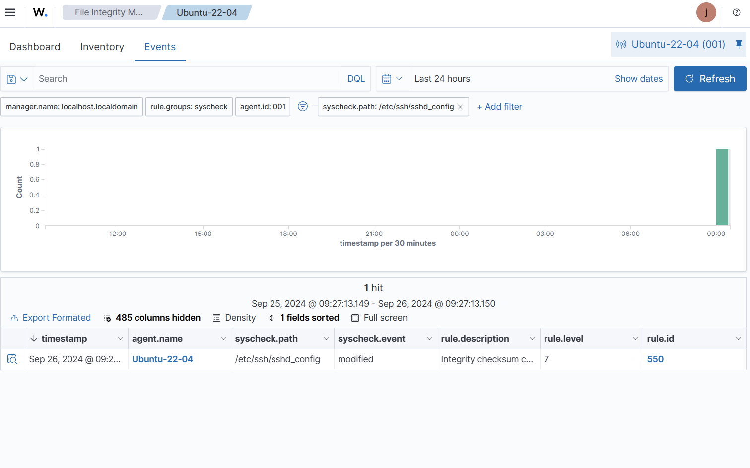 Endpoint security File Integrity Monitoring