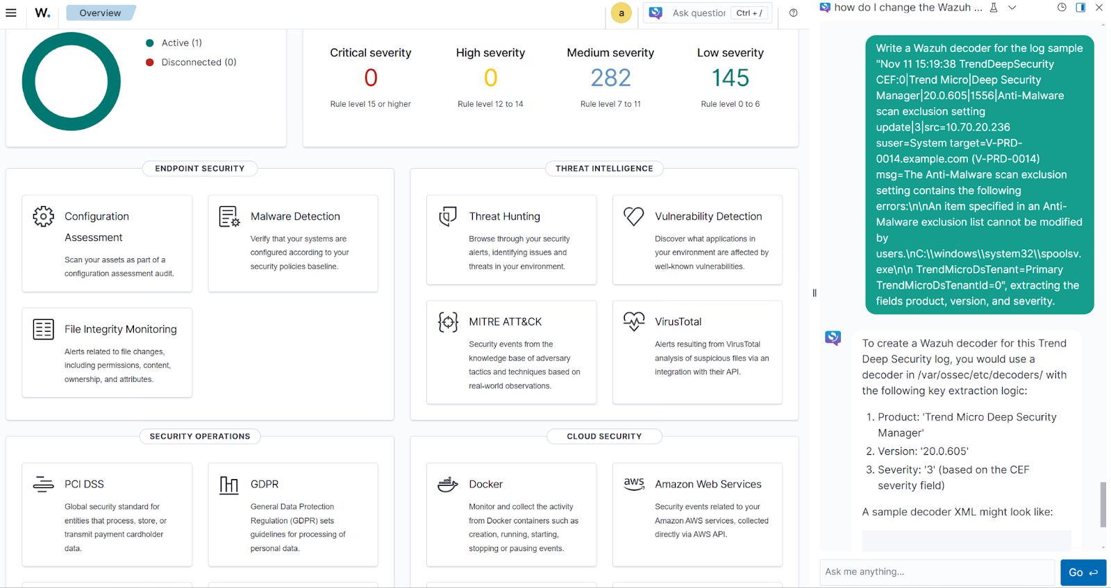 Leveraging Claude Haiku In The Wazuh Dashboard For LLM powered Insights Leveraging Claude Haiku In The Wazuh Dashboard For LLM powered Insights