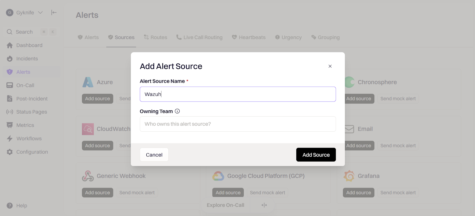 Generate Webhook on Rootly