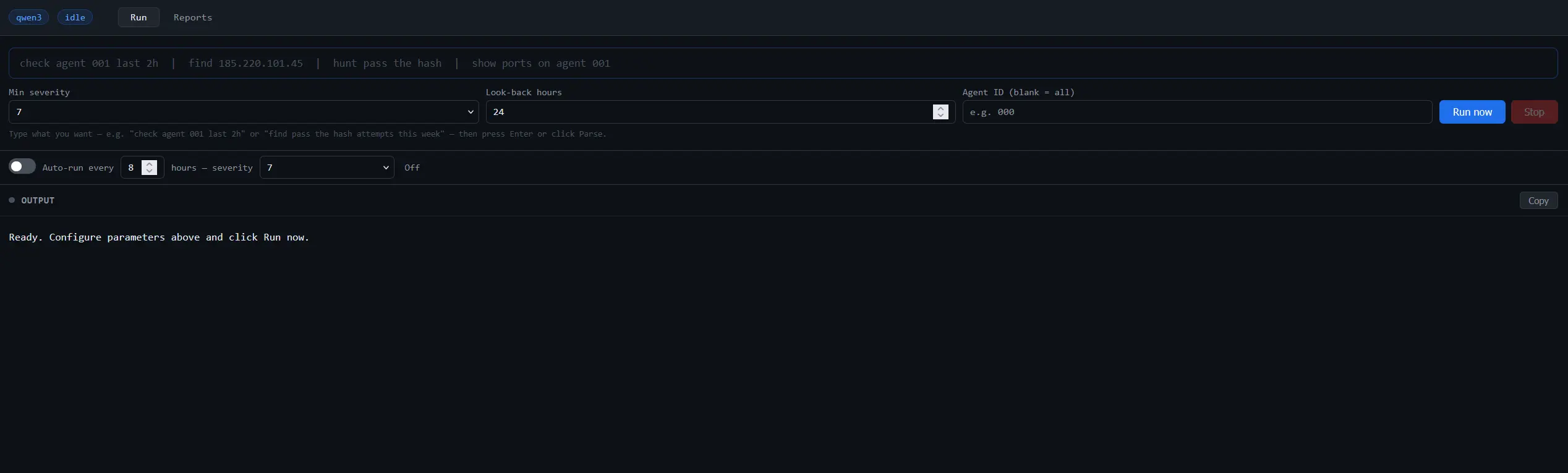 Figure 7: The Agentic AI user interface.