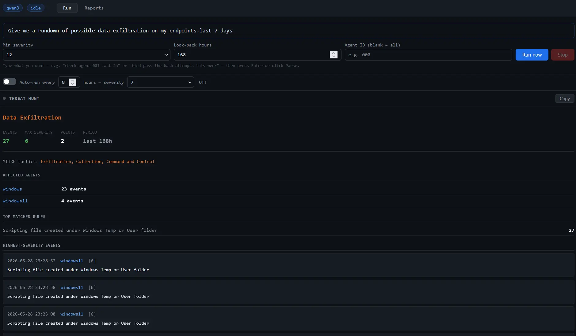 Figure 8: Possible data exfiltration.