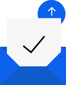 Envelope with check icon