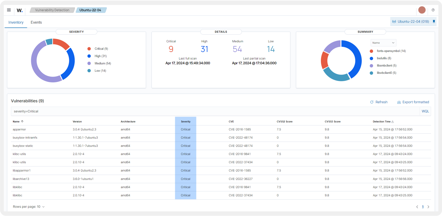 Simplified Query and Analysis dashboard